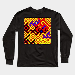 Truchet Tiles v011 Long Sleeve T-Shirt